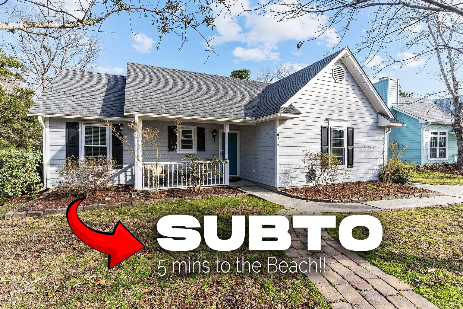 😍 BEAUTIFUL SUBTO 😍 in WILMINGTON NC 📍 Near CAROLINA BEACH 🏖️ VACATION STYLE HOME, TURNKEY 🔑 No Credit Check Needed!! 🚫