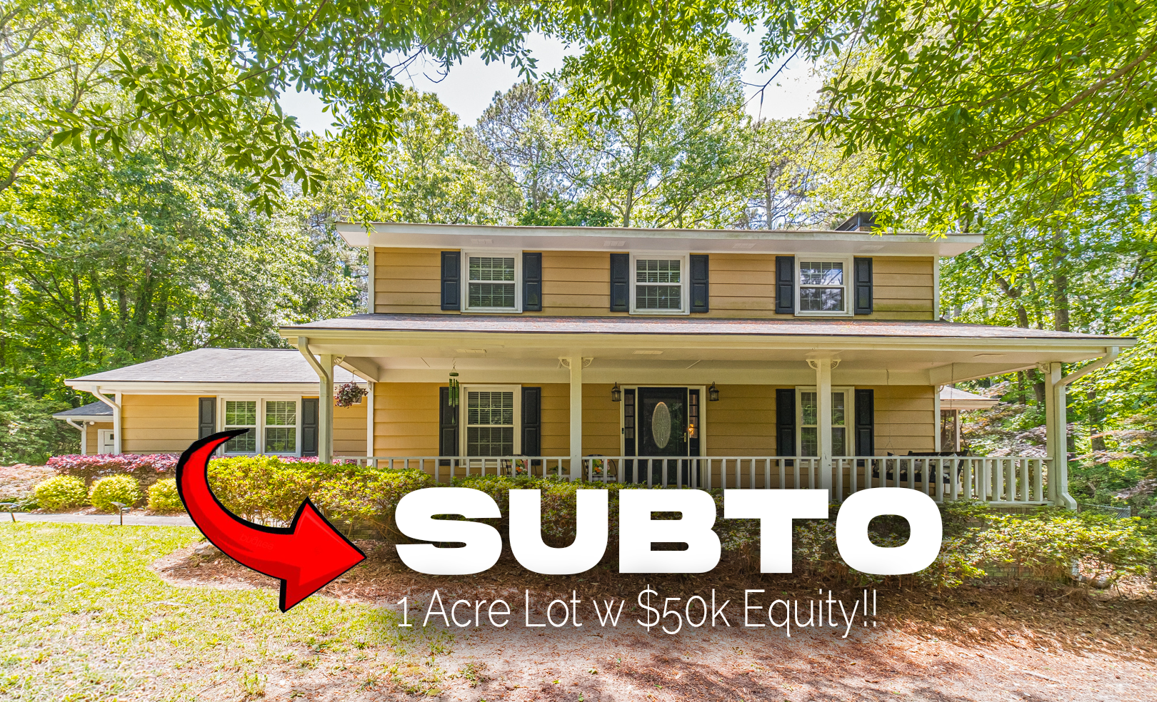 SUBTO in Snellville GA w $50k Estimated Equity ๐ฅ๐ฅ 5.78% Locked In Rate ๐ Screened Porch + Fenced Backyard ๐ฟ Granite Kitchen + Gas Cooktop ๐ณ NO Pre-approval or Credit Check ๐ซ
