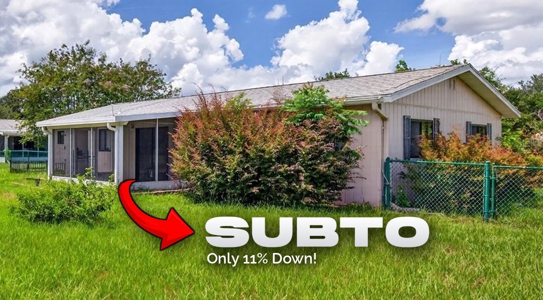 ๐ด 55+ Subto Deal in Ocala FL ๐ด Block 2/2 with Screened Lanai ๐
Pool + Clubhouse ๐ About 11% Down ๐๏ธ NO Pre-approval or Credit Check ๐