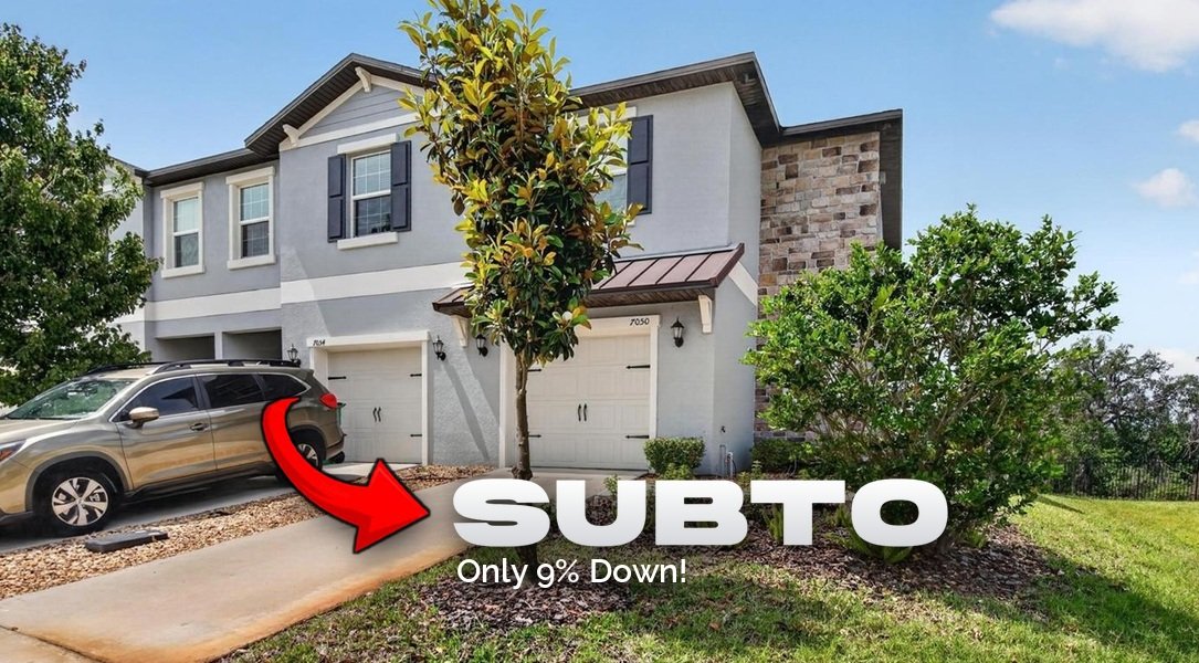 ๐๏ธ 4.75% Subto Townhome in Zephyrhills FL ๐ Up to $3,750/mo on Airbnb ๐ Solar + EV โ๏ธ About 9% Down ๐ช NO Pre-approval or Credit Check โ