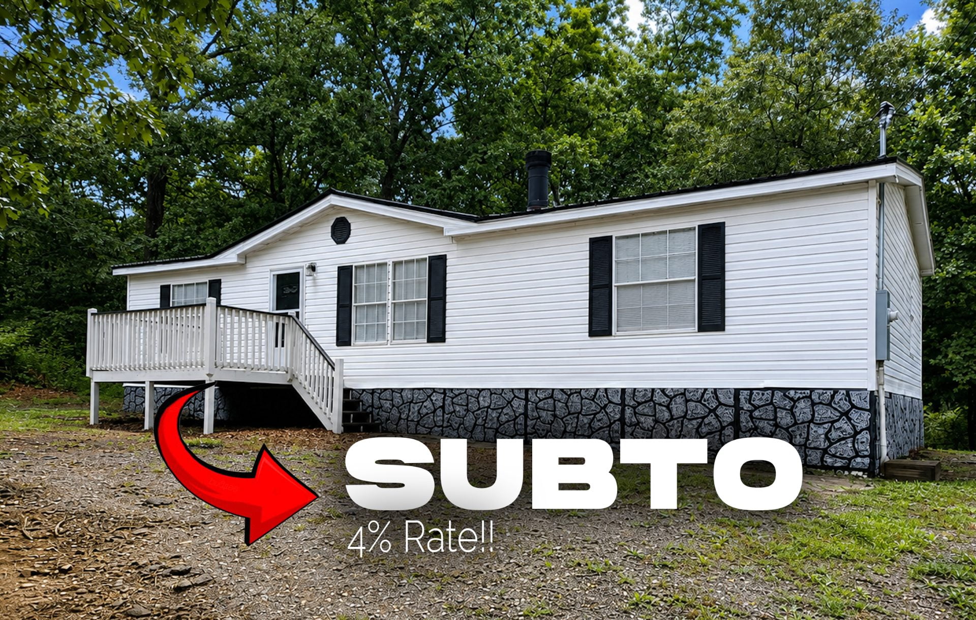 ๐ฅ Subject-To Manufactured Home in Talking Rock GA ๐ฅ๐ฅ Only $25k ENTRY ๐ต 4.625% Rate Already in Place ๐ 2/3 Acre Lot ๐ฒ NO Pre-approval or Credit Check ๐ซ