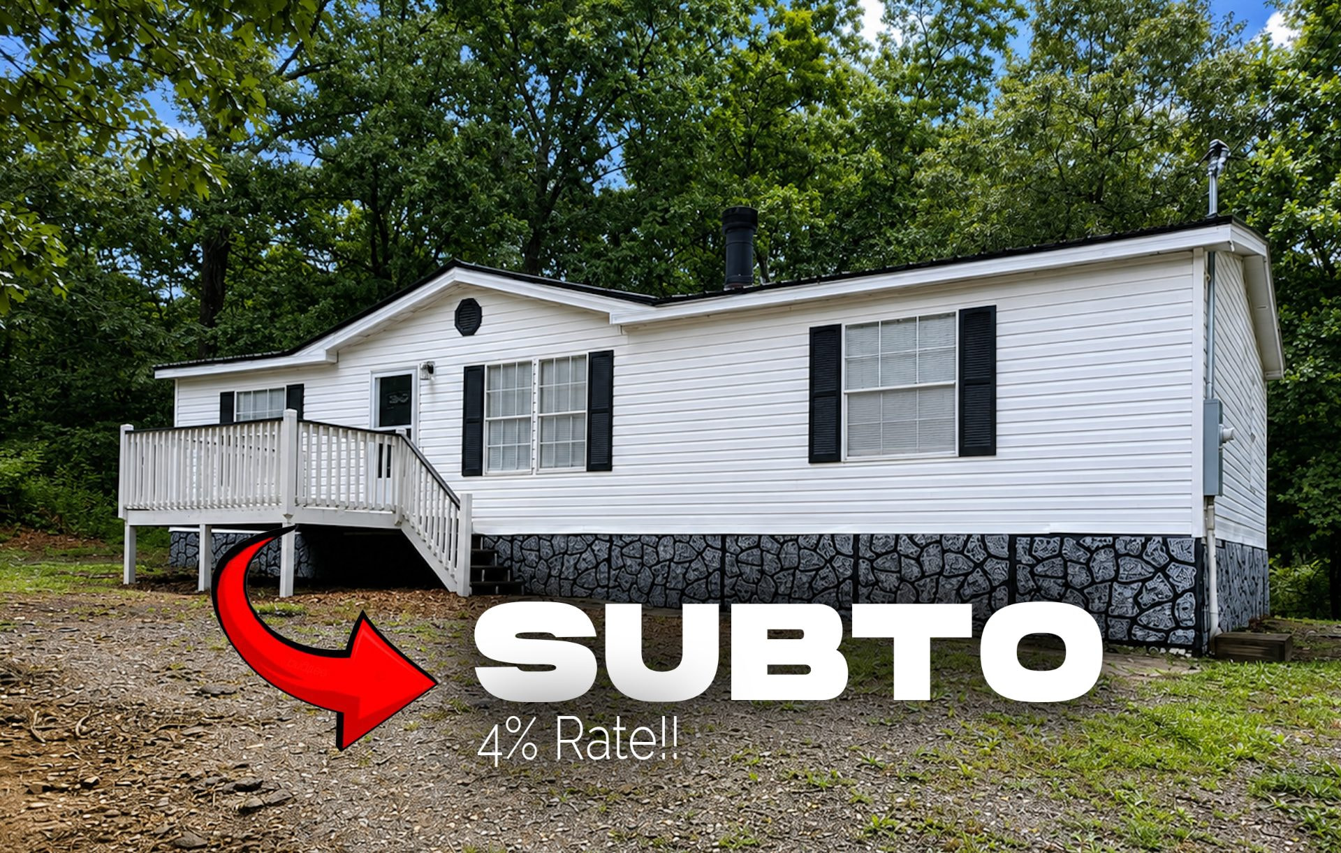 ๐ฅ Subject-To Manufactured Home in Talking Rock GA ๐ฅ๐ฅ Only $25k ENTRY ๐ต 4.625% Rate Already in Place ๐ 2/3 Acre Lot ๐ฒ NO Pre-approval or Credit Check ๐ซ